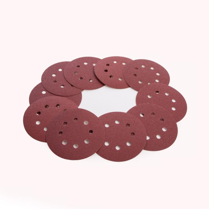 Makita P-43533 Abrasive Paper 125mm (Grit 40), For BO5010, BO5021, BO5030, BO5041, 10 discs