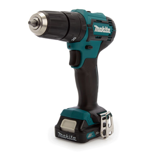 Makita HP333DWAX1 Cordless Percussion Driver Drill For Masonary,Steel,Wood,With 74 Pcs Accessories kit,12V,10mm(3/8 inch),0-1700 rpm,30Nm,1.3kg