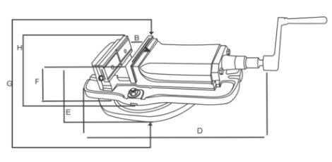 MILLING MACHINE VICE - U309S