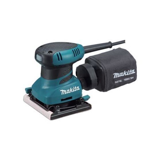 Makita BO4556 Palm Finishing Sander,Size 112mmx102mm,200W,14000opm,1.1kg