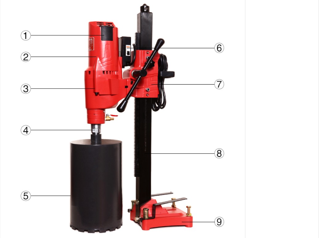 Suntech Diamond Core Drilling BJ 355,220V,50/60HZ,355MM,4680W