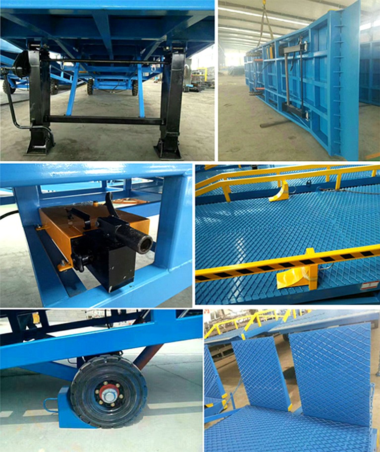 MOVABLE DOCK RAMP CAPACITY:10TON MAX.Ht:1600mm LOW.Ht:1200mm