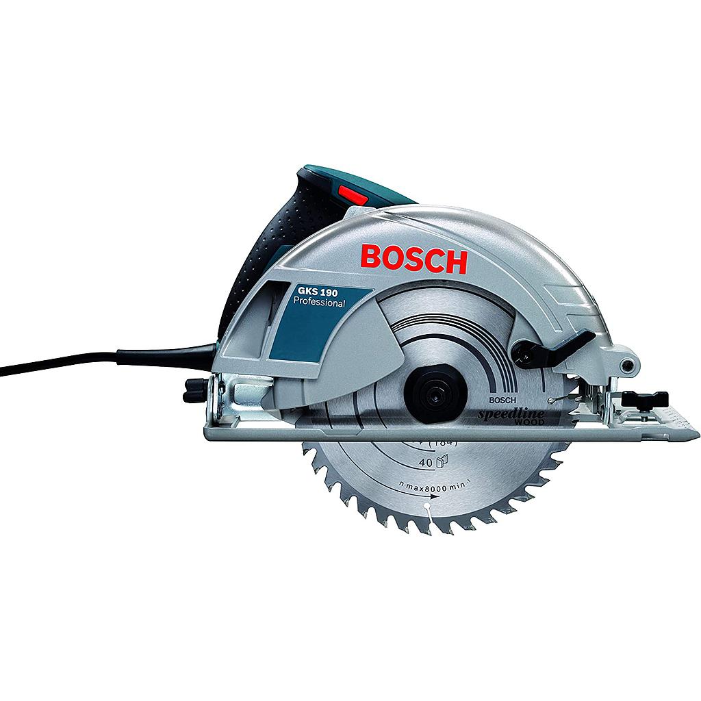 BOSCH GKS190 CIRCULAR SAW, 1,400 W, 190 mm, 5,500 rpm.#0601 623 071 (DQ)