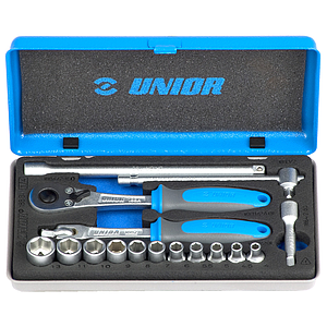 Unior 1/4"DR Complete Socket Set 04-13mm-611996