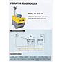 KVR-700 Vibratory road roller Robin DY41DS. Water Capacity: 30l. Engine: Robin DY-41. 